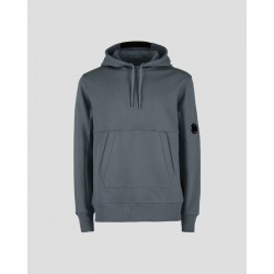 Diagonal Raised Fleece Pullover Hoodie 12CMSS023A005086W978